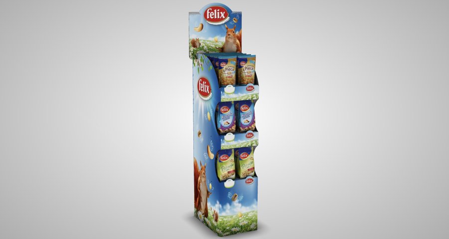 Cardboard stand — 3D Product View
