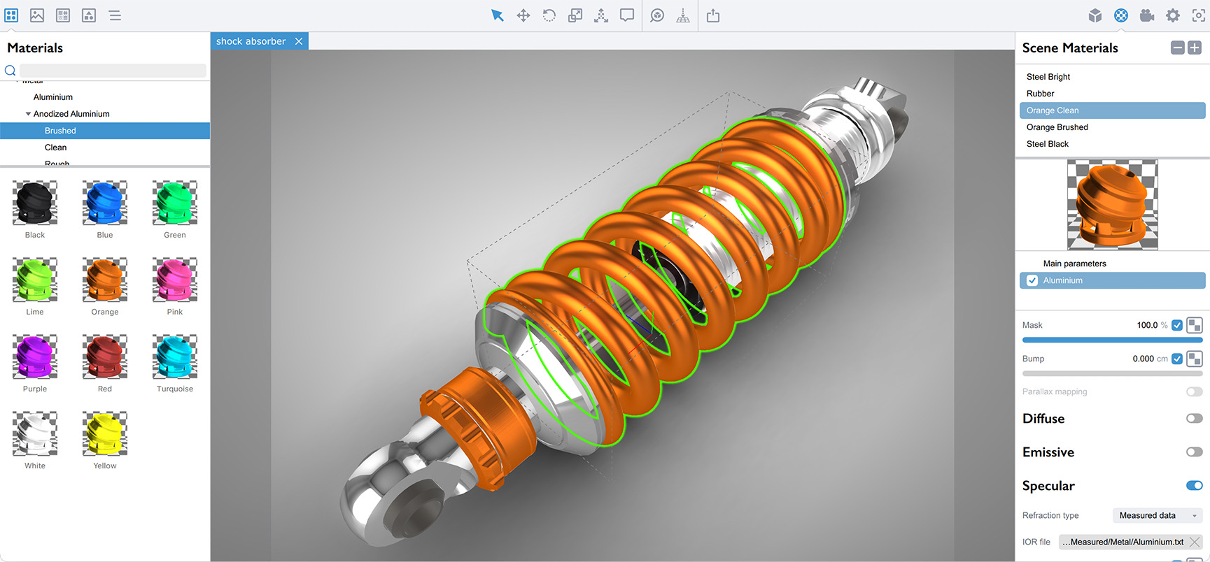 Materials Editor